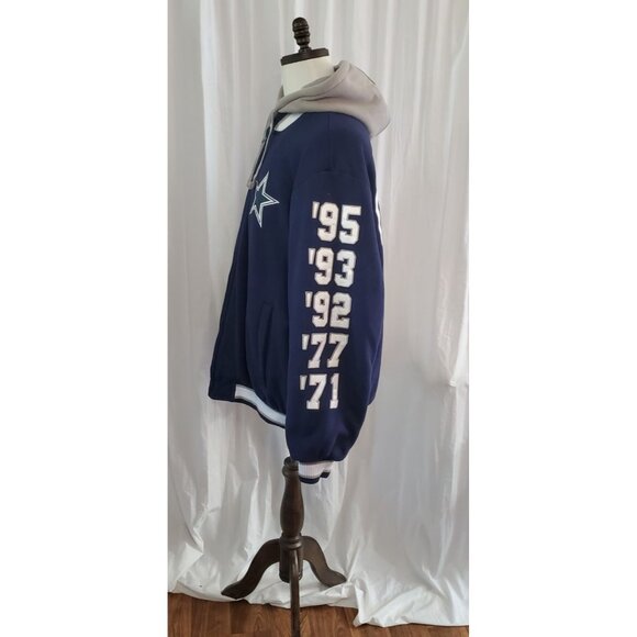 NFL Dallas Cowboys Super Bowl 5 Time Champions Jacket NFL G-lll Football XXL - Picture 3 of 16